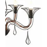 Подвесная люстра Arte Lamp Artefact A3225LM-5BK