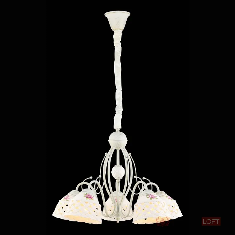 Подвесная люстра Arte Lamp Wicker A6616LM-5WG от ImperiumLoft