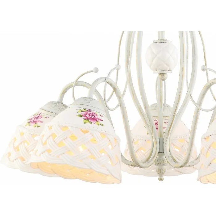 Подвесная люстра Arte Lamp Wicker A6616LM-5WG от ImperiumLoft