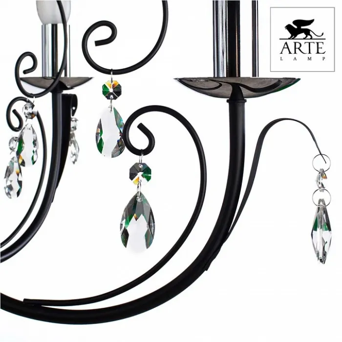 Подвесная люстра Arte Lamp Romana A1742LM-5BK от ImperiumLoft