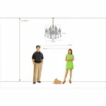 Подвесная люстра MW-Light Адель 3 373011412 от ImperiumLoft