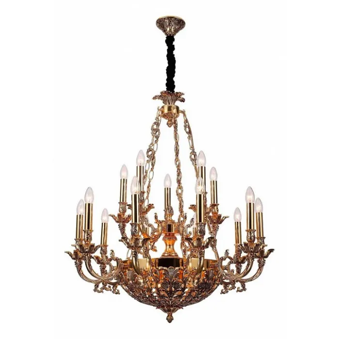 Подвесная люстра Lucia Tucci Firrnze FIRENZE 1780.15.3 antique gold от ImperiumLoft