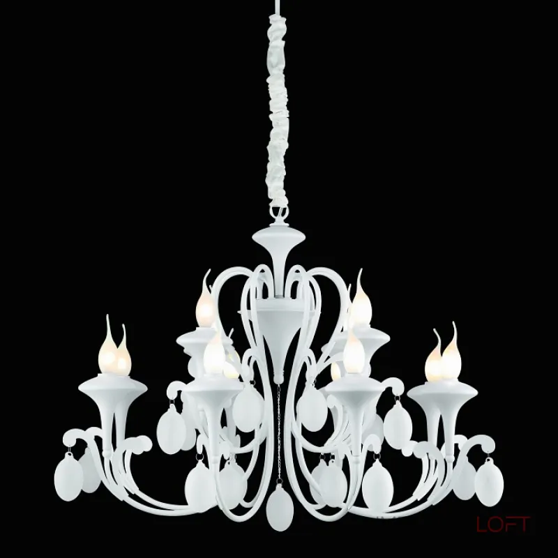 Подвесная люстра Arte Lamp Sigma A3239LM-12WH от ImperiumLoft Подвесная люстра Arte Lamp Sigma A3239LM-12WH от ImperiumLoft