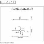 Люстра на штанге Lucide Lester 21112/08/30 от ImperiumLoft