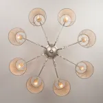 Люстра на штанге Eurosvet Liona 60065/8 серебро от ImperiumLoft