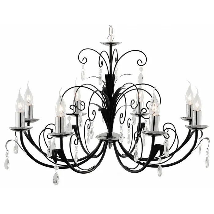 Подвесная люстра Arte Lamp Romana A1742LM-8BK от ImperiumLoft