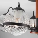 Люстра на штанге Eurosvet Livia 70081/5 черный от ImperiumLoft