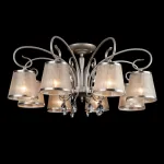 Люстра на штанге Eurosvet Liona 60065/8 серебро от ImperiumLoft
