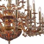 Подвесная люстра Lucia Tucci Firrnze FIRENZE 1780.30.3 antique gold от ImperiumLoft