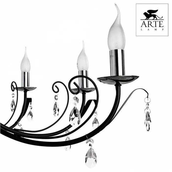 Подвесная люстра Arte Lamp Romana A1742LM-8BK от ImperiumLoft