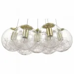 Подвесная люстра Ideal Lux Mapa Sat MAPA SAT SP7 OTTONE