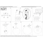 Подвесная люстра Ideal Lux Mapa Sat MAPA SAT SP7 OTTONE