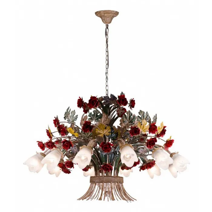 Подвесная люстра Lucia Tucci Fiori di rose Fiori di rose 1760.12 от ImperiumLoft