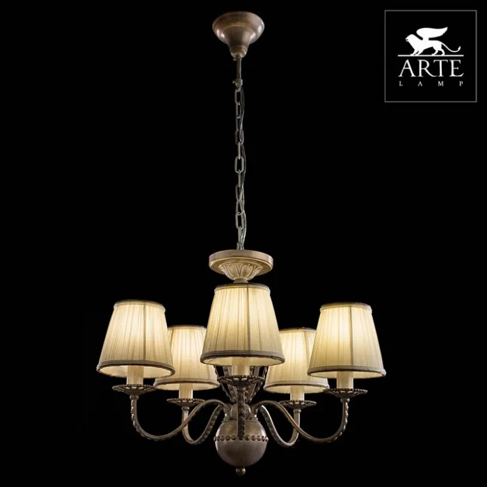 Подвесная люстра Arte Lamp Calamaro A2046LM-5WG от ImperiumLoft