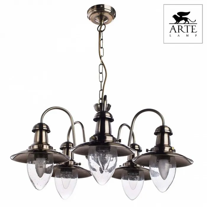 Подвесная люстра Arte Lamp Fisherman A5518LM-5AB от ImperiumLoft