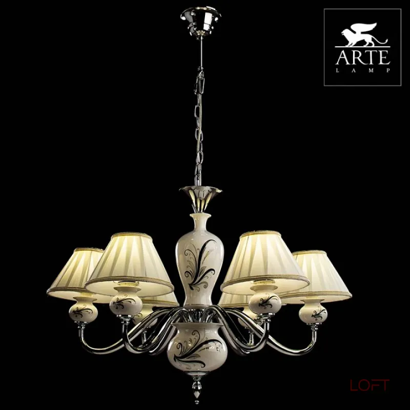 Подвесная люстра Arte Lamp Veronika A2298LM-6CC Подвесная люстра Arte Lamp Veronika A2298LM-6CC