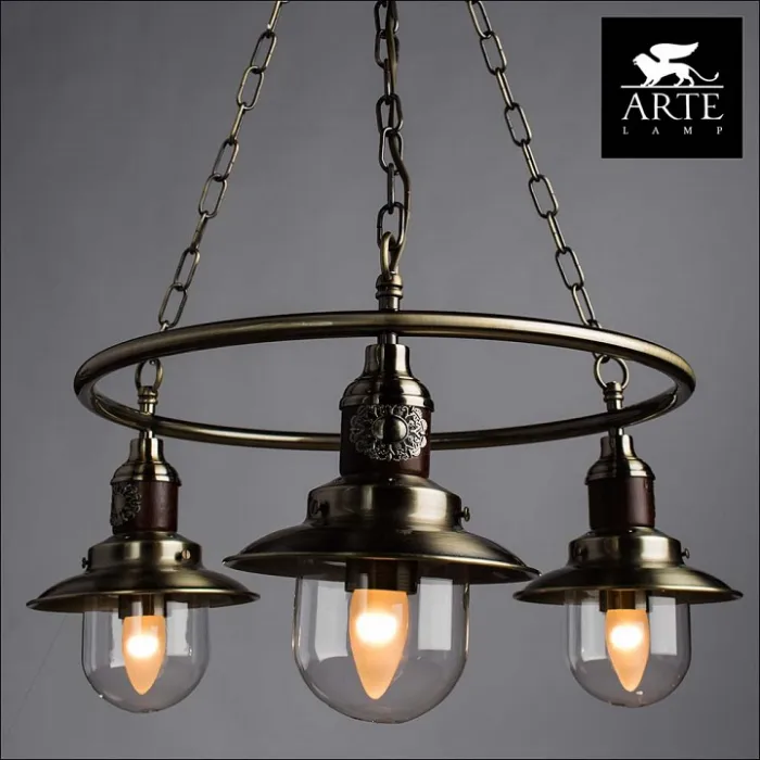 Подвесная люстра Arte Lamp Sailor A4524LM-3AB от ImperiumLoft