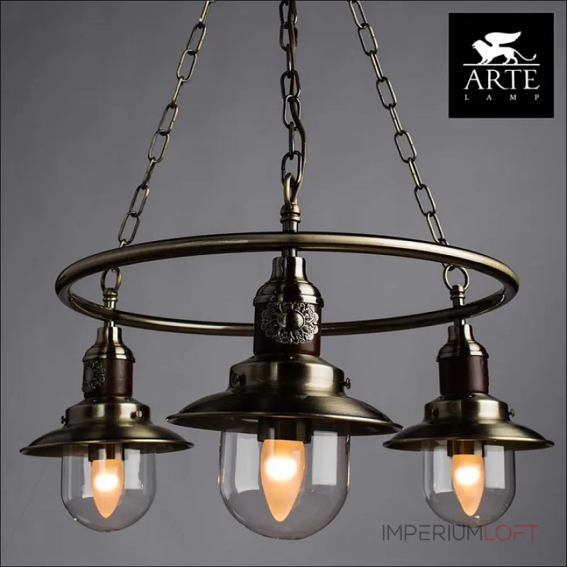 Подвесная люстра Arte Lamp Sailor A4524LM-3AB от ImperiumLoft Подвесная люстра Arte Lamp Sailor A4524LM-3AB от ImperiumLoft