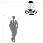 Подвесная люстра Lightstar Saturno 748142 от ImperiumLoft
