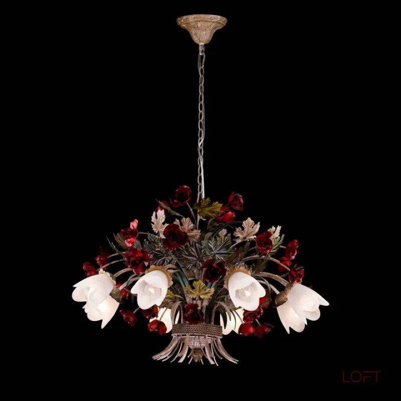 Подвесная люстра Lucia Tucci Fiori di rose Fiori di rose 1760.8