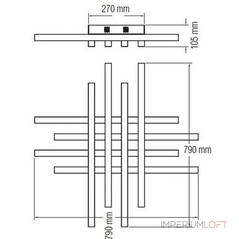 Потолочная люстра Horoz Electric Trend HRZ00002295