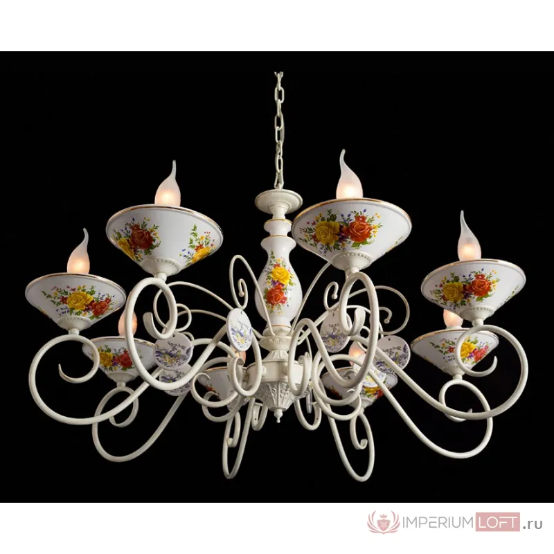 Подвесная люстра Arte Lamp Fiorato A2061LM-8WG от ImperiumLoft