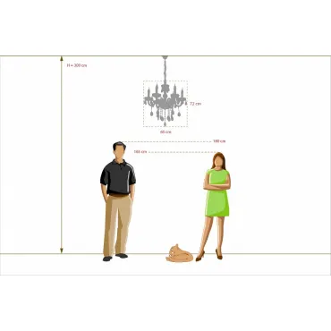 Подвесная люстра MW-Light Каролина 10 367014106 от ImperiumLoft