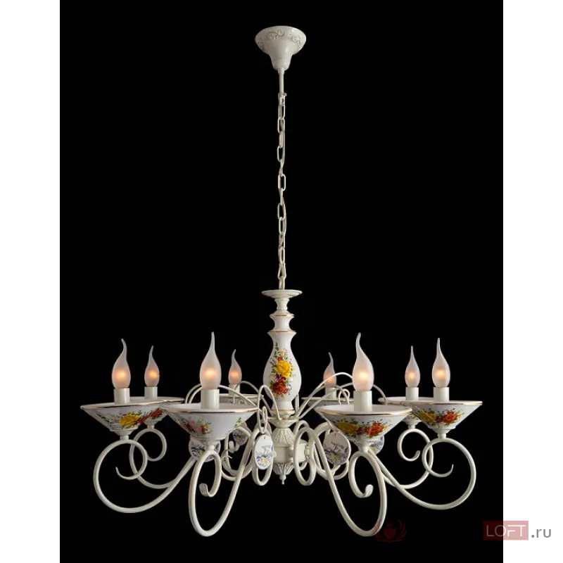 Подвесная люстра Arte Lamp Fiorato A2061LM-8WG от ImperiumLoft