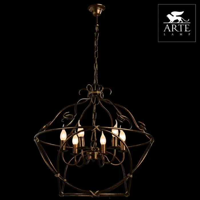Подвесная люстра Arte Lamp Bellator A8960SP-6GA от ImperiumLoft