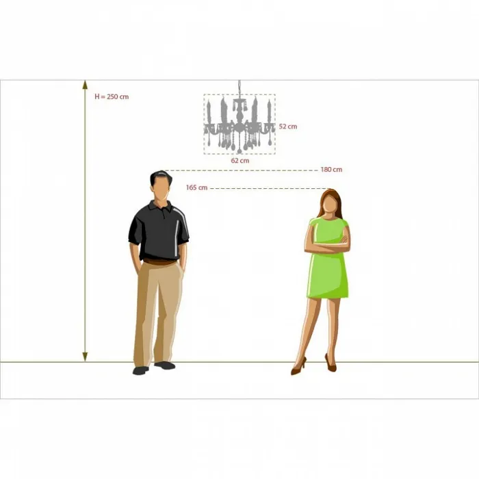 Подвесная люстра MW-Light Свеча 683011306 от ImperiumLoft