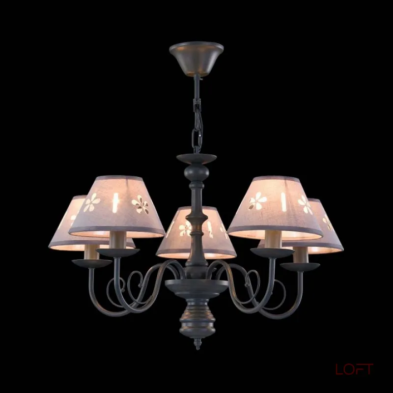 Подвесная люстра Freya Emily FR2537PL-05GR от ImperiumLoft Подвесная люстра Freya Emily FR2537PL-05GR от ImperiumLoft