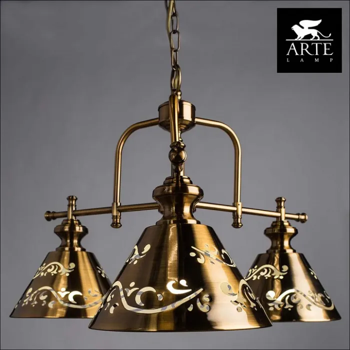 Подвесная люстра Arte Lamp Kensington A1511LM-3PB от ImperiumLoft
