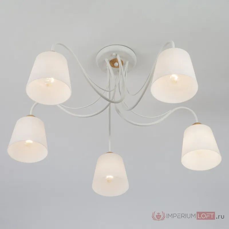 Потолочная люстра Eurosvet 70062 70062/5 белый от ImperiumLoft