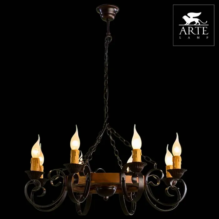 Подвесная люстра Arte Lamp Taverna A9520LM-8BR от ImperiumLoft
