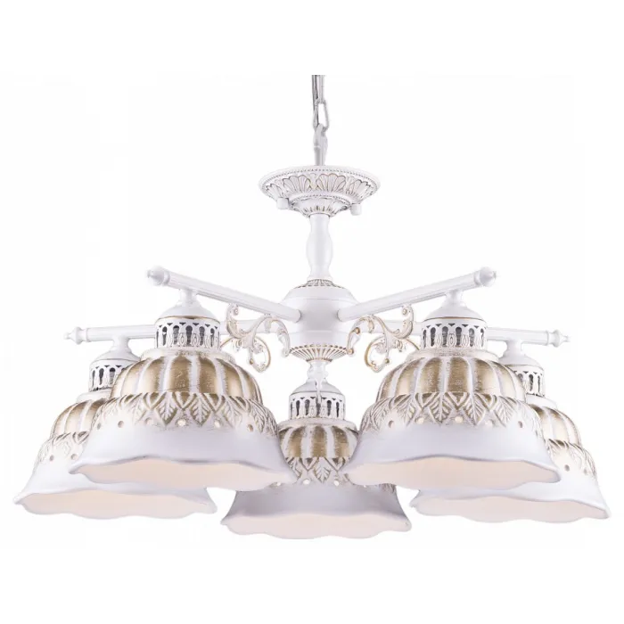 Подвесная люстра Arte Lamp Chiesa A2814LM-5WG от ImperiumLoft