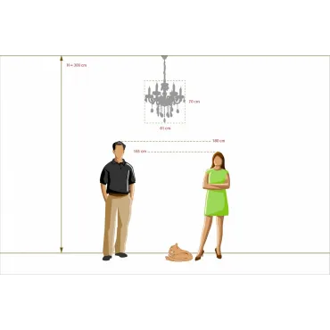Подвесная люстра MW-Light Каролина 11 367014206 от ImperiumLoft