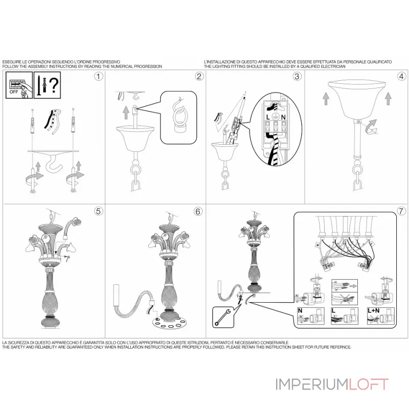 Подвесная люстра Ideal Lux Redentore REDENTORE SP18