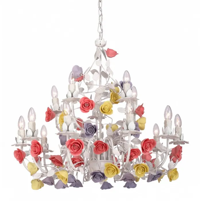Подвесная люстра Lucia Tucci Fiori di rose Fiori di rose 185.10.5 от ImperiumLoft