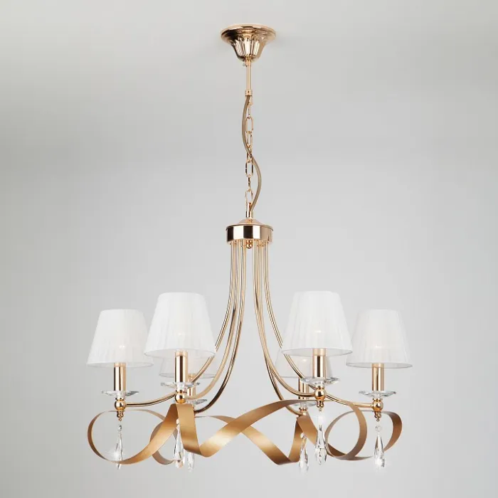 Подвесная люстра Eurosvet Adelia 60063/6 золото от ImperiumLoft
