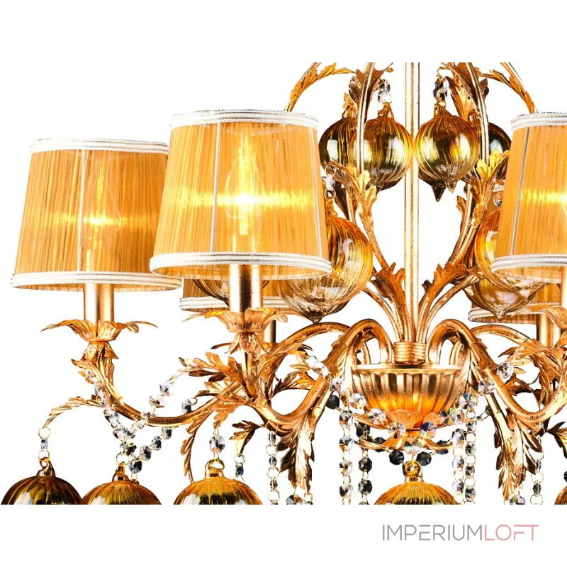 Подвесная люстра Arte Lamp Monarch A1199LM-6GO Подвесная люстра Arte Lamp Monarch A1199LM-6GO