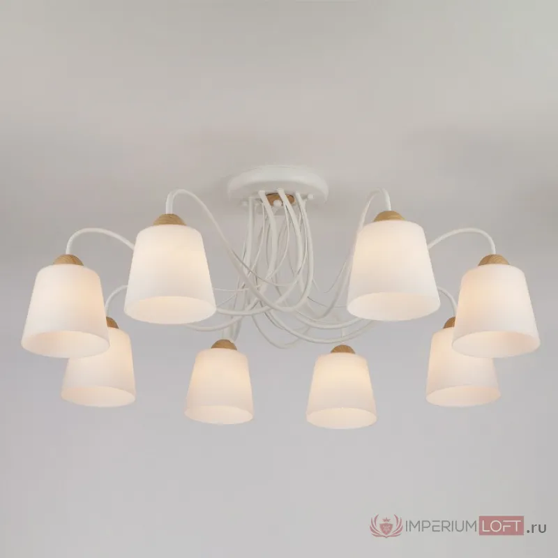 Потолочная люстра Eurosvet 70062 70062/8 белый от ImperiumLoft