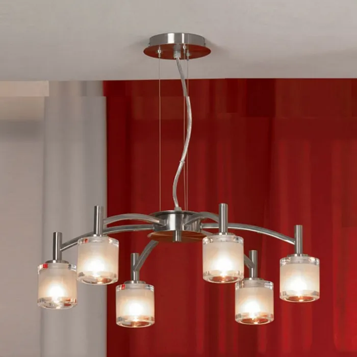 Подвесная люстра Lussole Vittorito LSC-6003-06 от ImperiumLoft