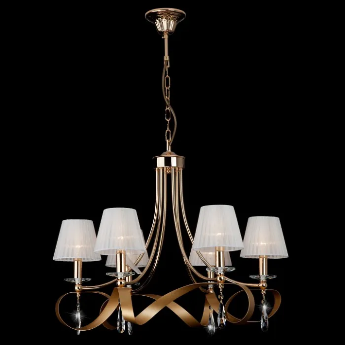 Подвесная люстра Eurosvet Adelia 60063/6 золото от ImperiumLoft