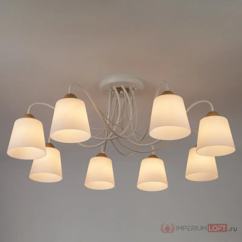 Потолочная люстра Eurosvet 70062 70062/8 белый от ImperiumLoft