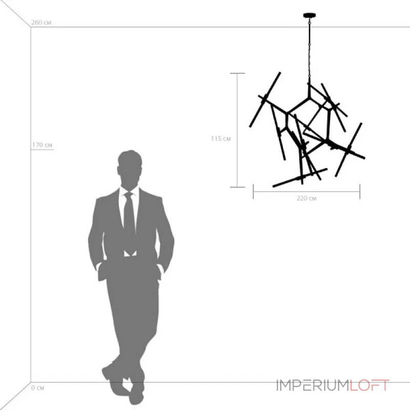 Подвесной светильник Lightstar Struttura 742206