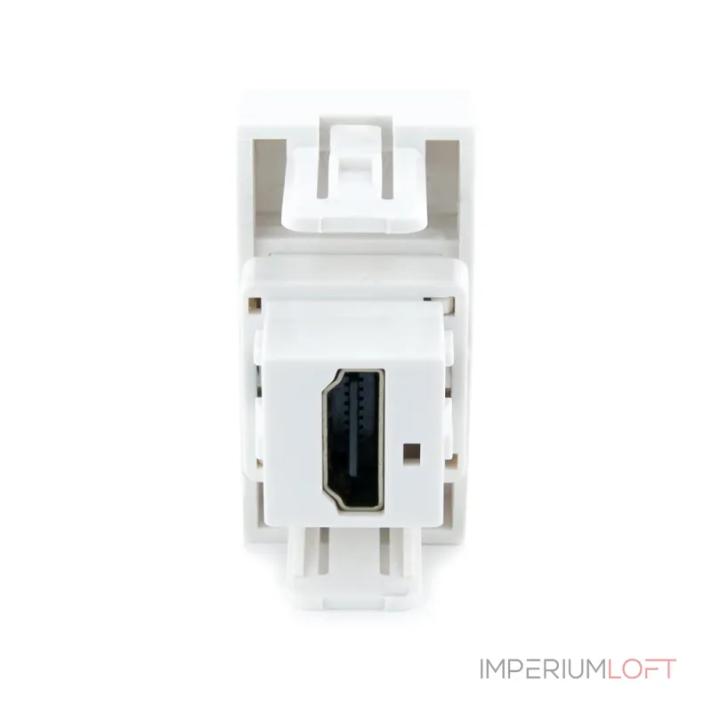 Розетка HDMI белая от ImperiumLoft Розетка HDMI белая от ImperiumLoft
