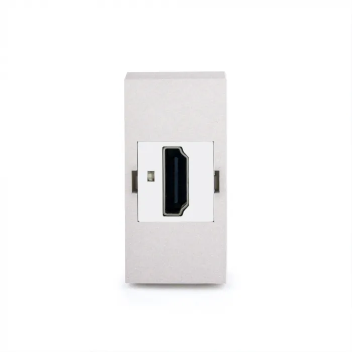 Серебряная HDMI розетка от ImperiumLoft