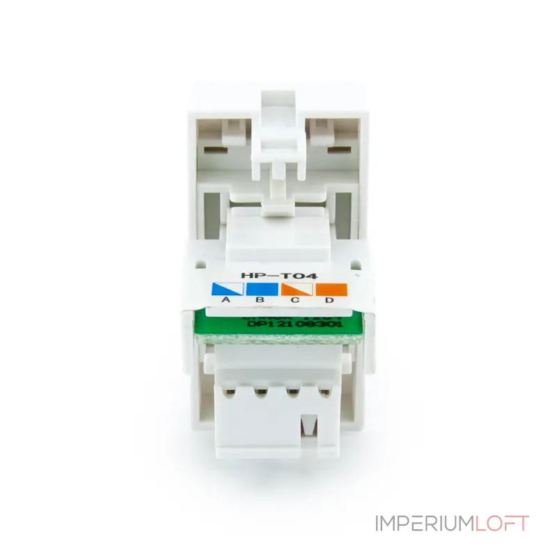 Розетка телефонная RJ-11 белая Розетка телефонная RJ-11 белая