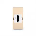 Золотая розетка HDMI от ImperiumLoft