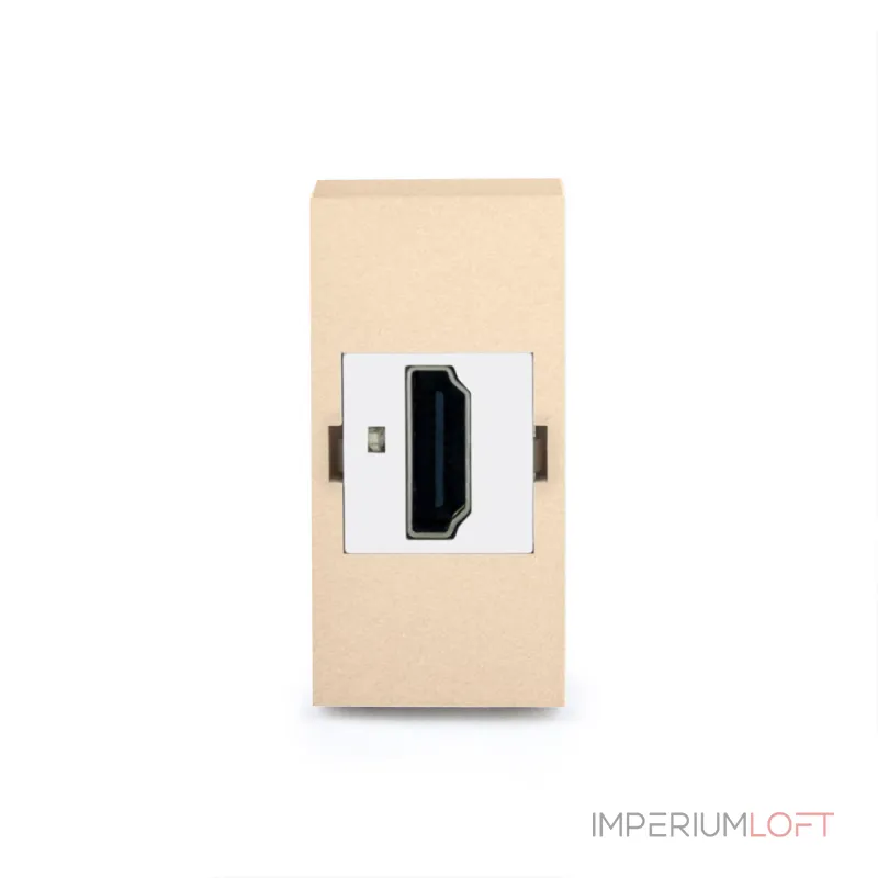 Золотая розетка HDMI от ImperiumLoft